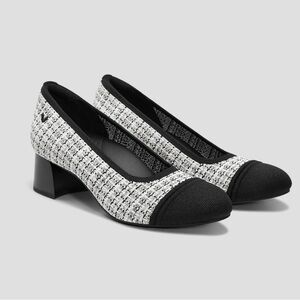 Vivaia Almond-Toe Stress Free Chunky Heels (Julie Arch Pro)